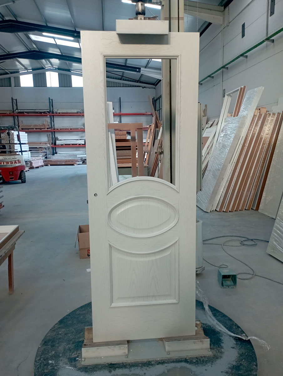 PUERTA Puertas anacar azul pasillo